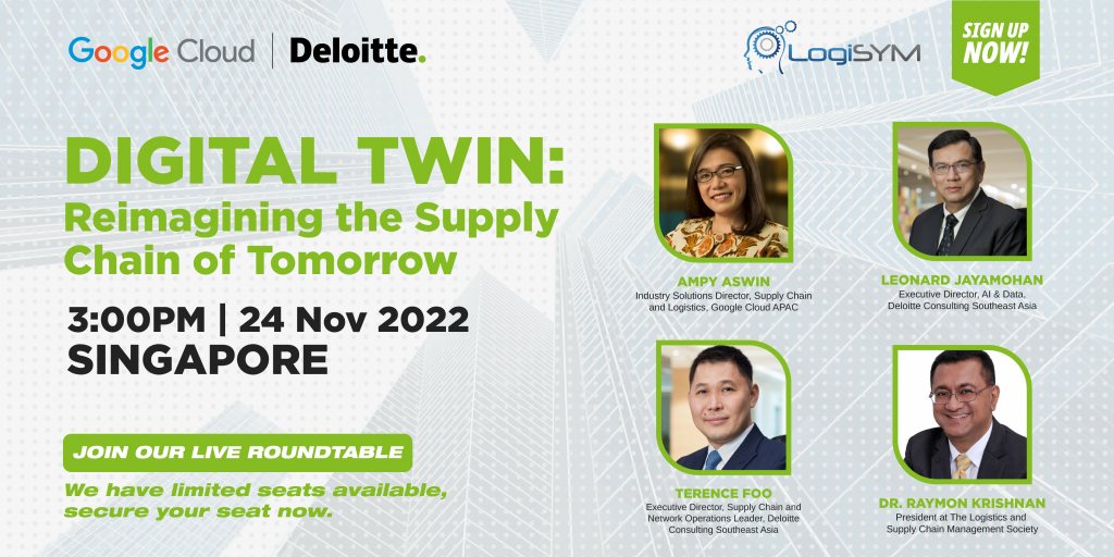 Digital Twin: Reimagining the Supply Chain of Tomorrow webinar banner